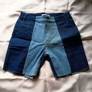 Liumilac two tone denim jeans